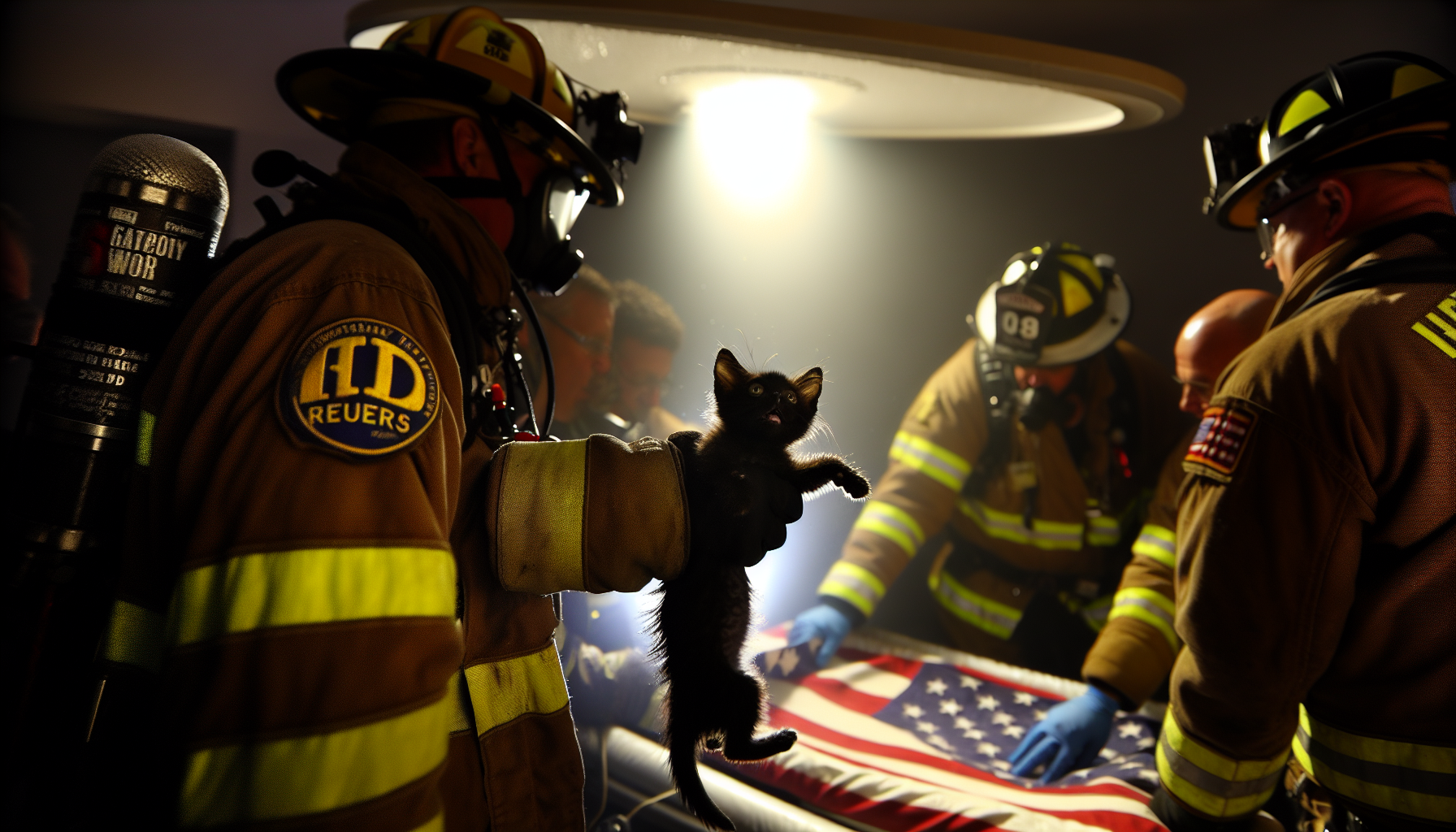 Black Kitten Proves Superstitions Wrong With Perfect Rescue
